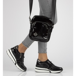 Baskets en cuir Filippo DP3166/21 Bk noir le noir 6