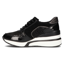 Baskets en cuir Filippo DP3166/21 Bk noir le noir 1