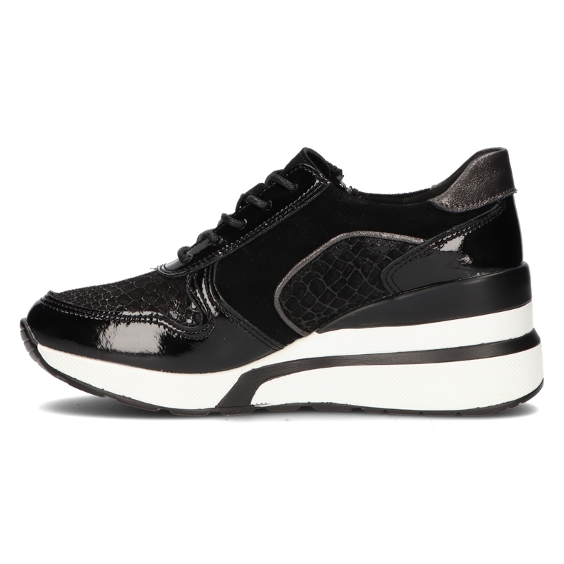 Baskets en cuir Filippo DP3166/21 Bk noir 1