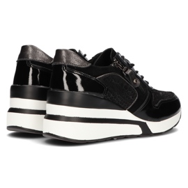 Baskets en cuir Filippo DP3166/21 Bk noir le noir 2