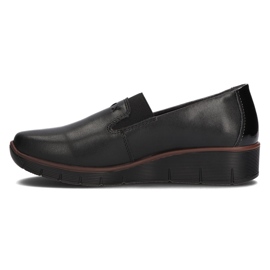 Chaussures en cuir Filippo DP3160 / 21 Bk noir 1