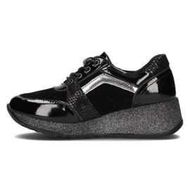 Baskets en cuir Filippo DP3189/21 Bk noir le noir 2