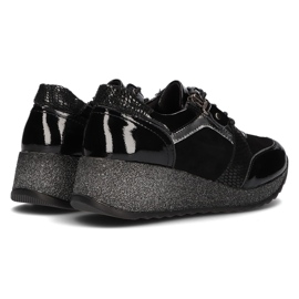 Baskets en cuir Filippo DP3189/21 Bk noir le noir 3