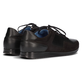 Chaussures en cuir Filippo 1755 noir le noir 2