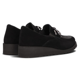Mocassins en cuir Filippo 124 noir 2