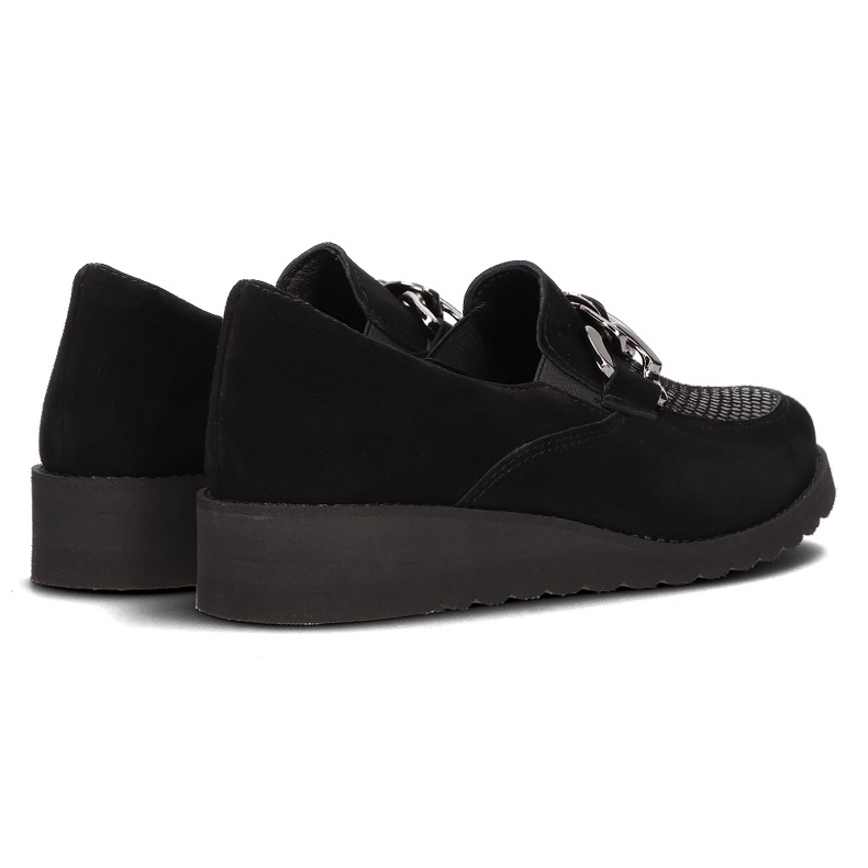 Mocassins en cuir Filippo 124 noir 2
