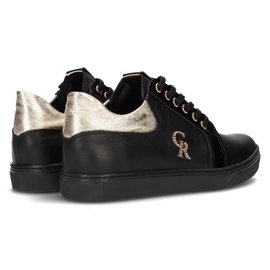 Baskets en cuir Filippo 128 noir 2