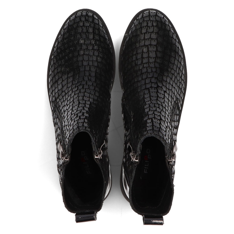Bottines Filippo DBT3208/21 Bk noires 1