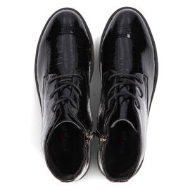 Bottines Filippo DBT3207/21 Bk noires le noir 1