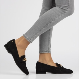 Mocassins en cuir Filippo 05313 noir le noir 2