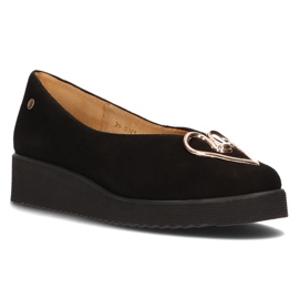Chaussures en cuir Filippo 05315A noir le noir 1
