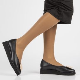 Chaussures en cuir Filippo 05315B noir le noir 1