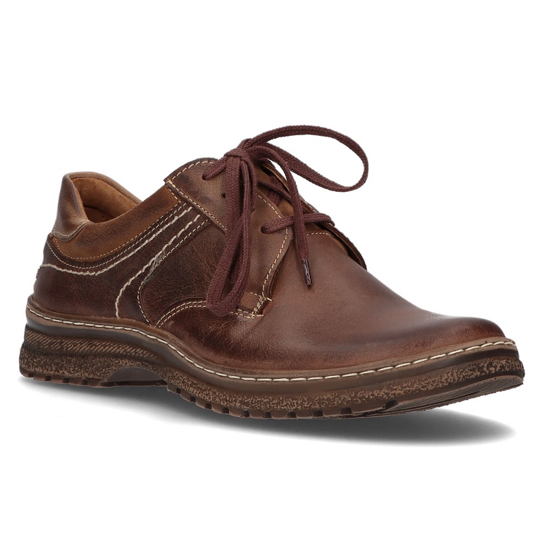 Chaussures en cuir Filippo 835 marron brun 1