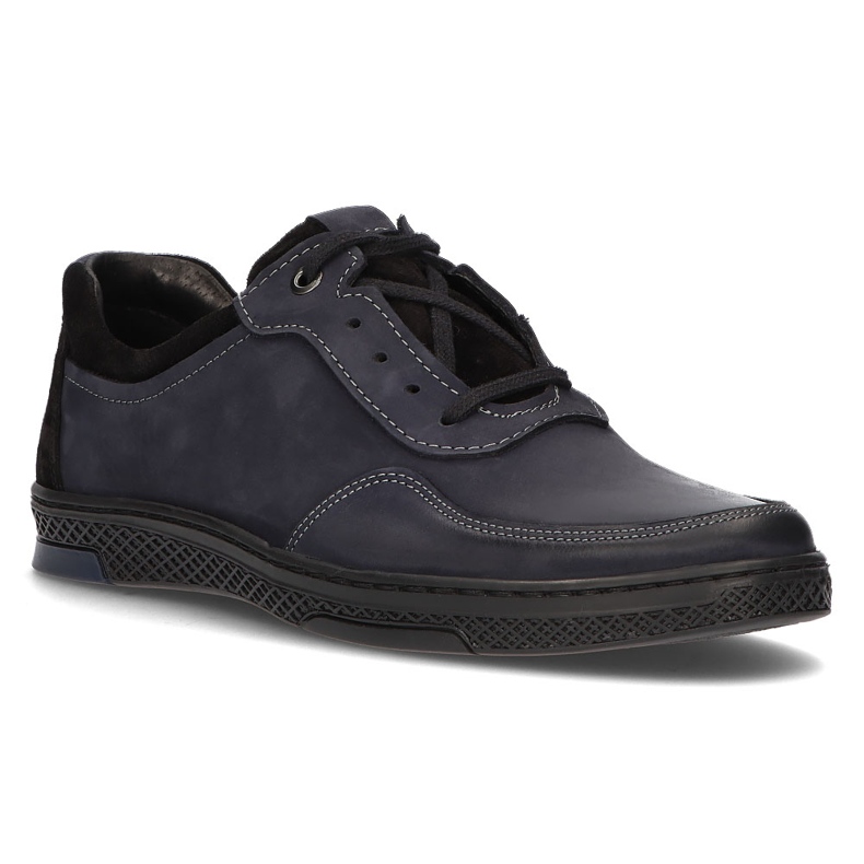 Chaussures en cuir Filippo 918 bleu marine 1 Chaussures en cuir Filippo 918 bleu marine 1