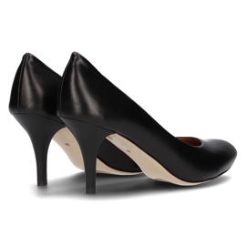 Escarpins Filippo 2108 en cuir noir le noir 1