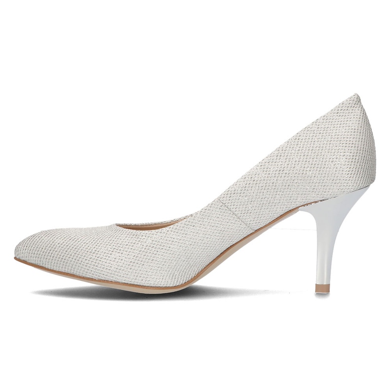 Escarpins en cuir Filippo 2108 argent 2