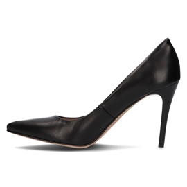Escarpins Filippo 956 en cuir noir 1