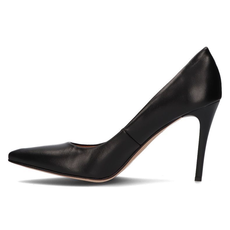 Escarpins Filippo 956 en cuir noir 1