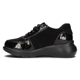 Baskets en cuir Filippo DP3168/21 Bk noir le noir 5
