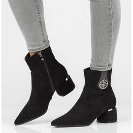 Bottines Filippo DBT3129/21 Bk noires le noir 5
