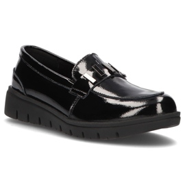Chaussures en cuir Filippo DP3204 / 21 Bk noir 2
