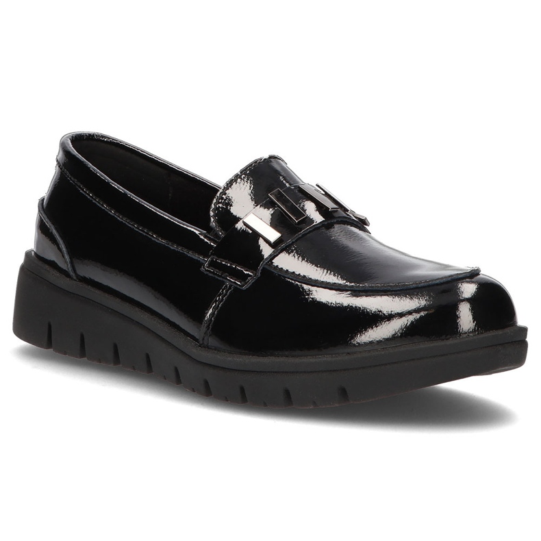 Chaussures en cuir Filippo DP3204 / 21 Bk noir le noir 2