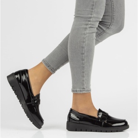 Chaussures en cuir Filippo DP3204 / 21 Bk noir le noir 7