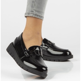 Chaussures en cuir Filippo DP3204 / 21 Bk noir le noir 6