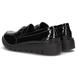 Chaussures en cuir Filippo DP3204 / 21 Bk noir le noir 4