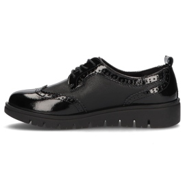 Chaussures en cuir Filippo DP3206 / 21 Bk noir le noir 3