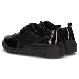 Chaussures en cuir Filippo DP3206 / 21 Bk noir le noir 5