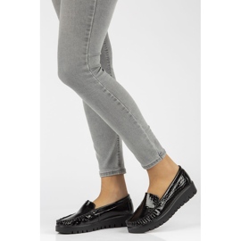 Chaussures en cuir Filippo DP3024/21 Bk Cr noir le noir 6