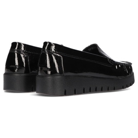 Chaussures en cuir Filippo DP3024/21 Bk Cr noir le noir 2