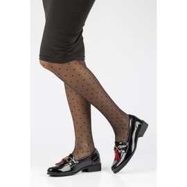 Chaussures en cuir Filippo DP3173 / 21 Bk noir le noir 5