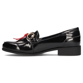 Chaussures en cuir Filippo DP3173 / 21 Bk noir 2