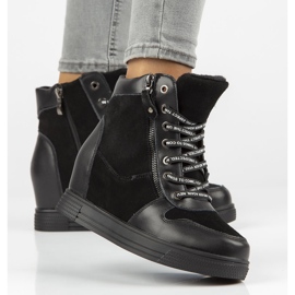 Bottes en cuir Filippo DBT3148 / 21 Bk Noir le noir 2
