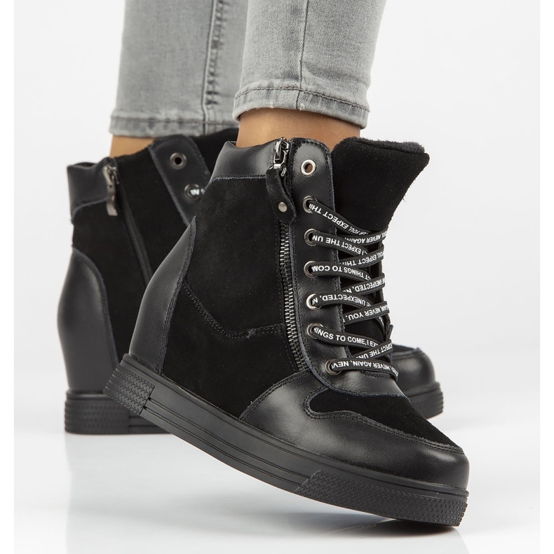 Bottes en cuir Filippo DBT3148 / 21 Bk Noir 2