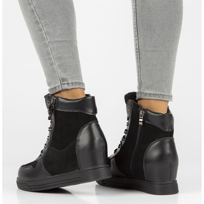 Bottes en cuir Filippo DBT3148 / 21 Bk Noir le noir 1