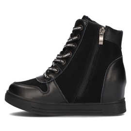 Bottes en cuir Filippo DBT3148 / 21 Bk Noir le noir 3
