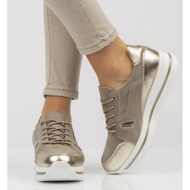 Baskets en cuir Filippo DP3407/21 Beige 5