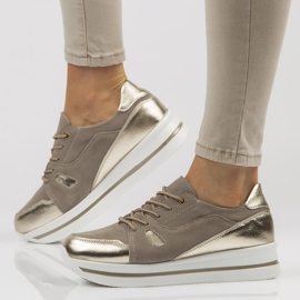 Baskets en cuir Filippo DP3407/21 Beige 4