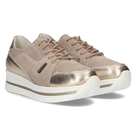 Baskets en cuir Filippo DP3407/21 Beige 3