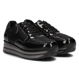 Baskets en cuir Filippo DP3152/21 Bk Noir le noir 3