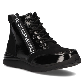 Baskets en cuir Filippo DP3062/21 Bk Noir le noir 2