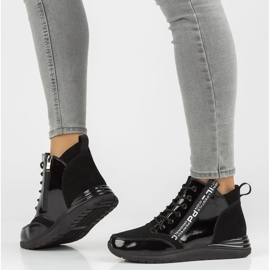Baskets en cuir Filippo DP3062/21 Bk Noir le noir 1