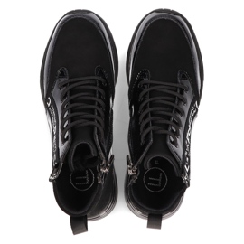 Baskets en cuir Filippo DP3062/21 Bk Noir le noir 4