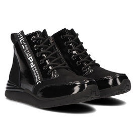 Baskets en cuir Filippo DP3062/21 Bk Noir le noir 6