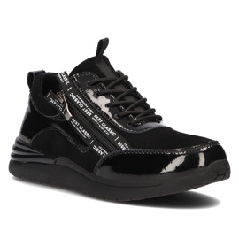 Baskets en cuir Filippo DP3149/21 Bk noir le noir 2