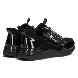 Baskets en cuir Filippo DP3149/21 Bk noir le noir 5