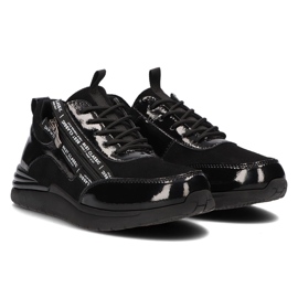 Baskets en cuir Filippo DP3149/21 Bk noir le noir 6